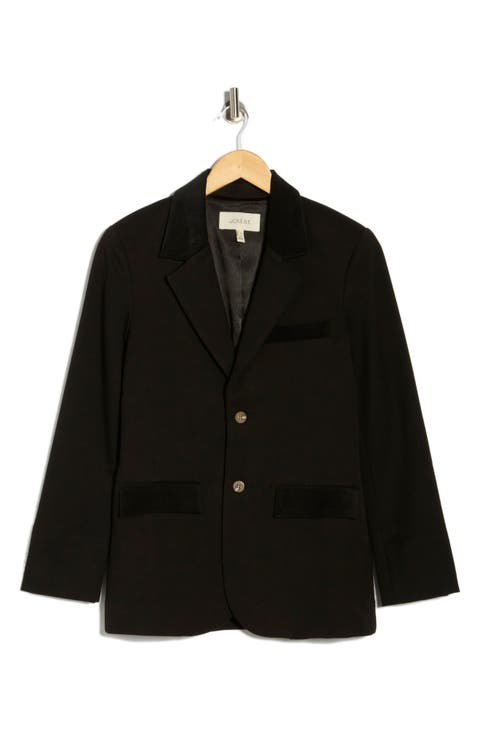 The Velvet Trim Blazer