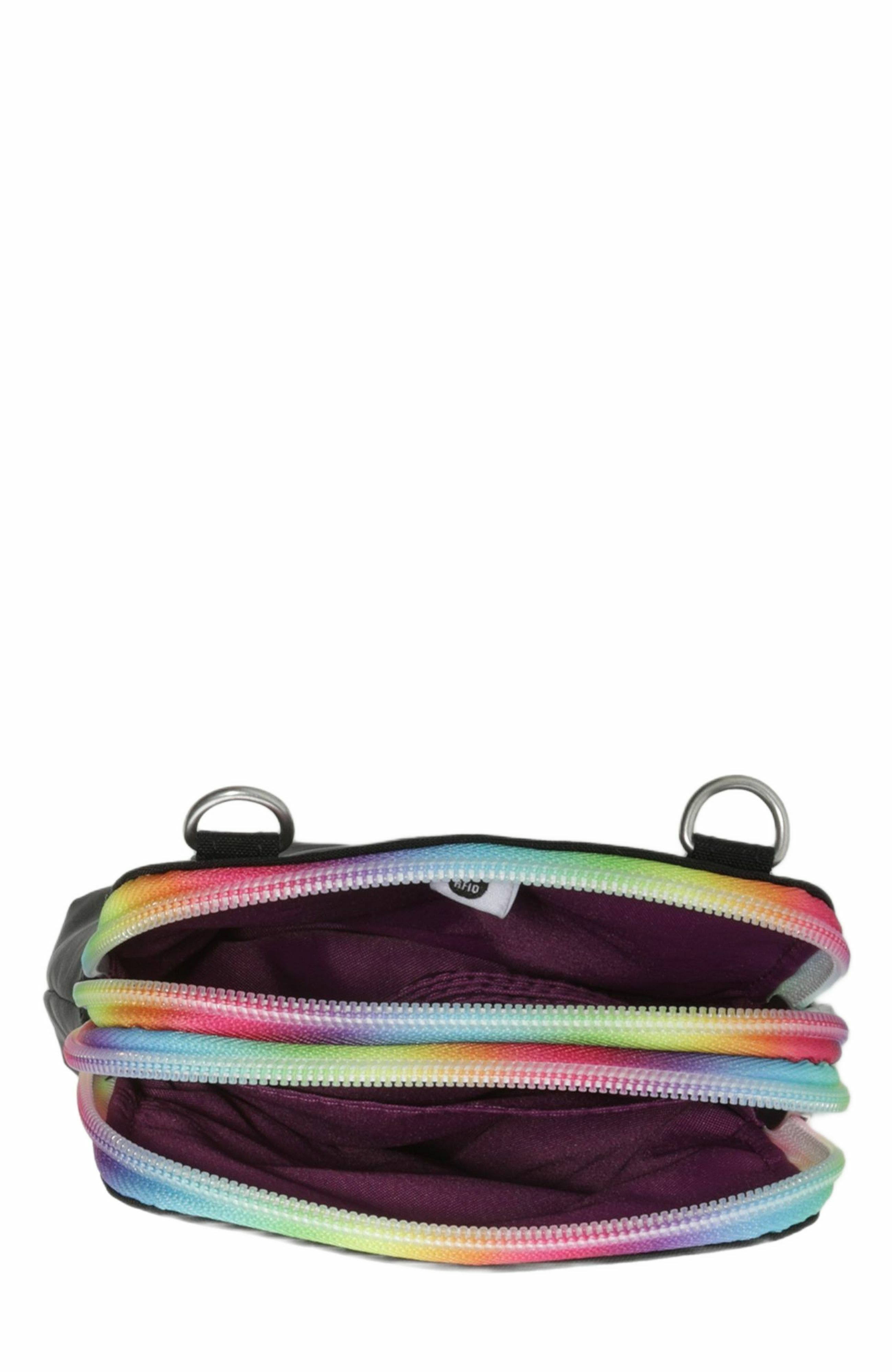 BAGGALLINI Take Two RFID Bryant Crossbody Bag, Alternate, color, Onyx Rainbow Pride