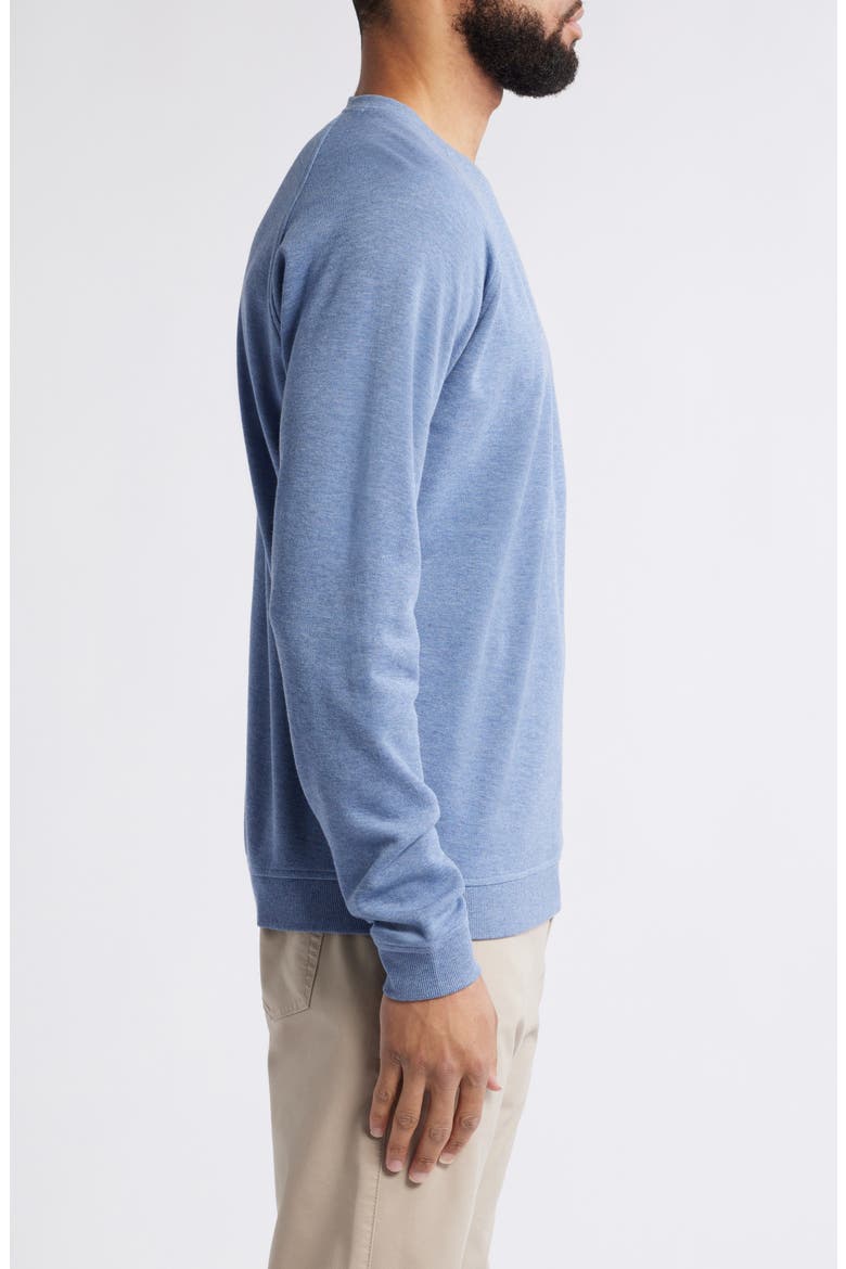 Crown Comfort Organic Cotton Blend Sweater, Alternate, color, BLUE FREESIA