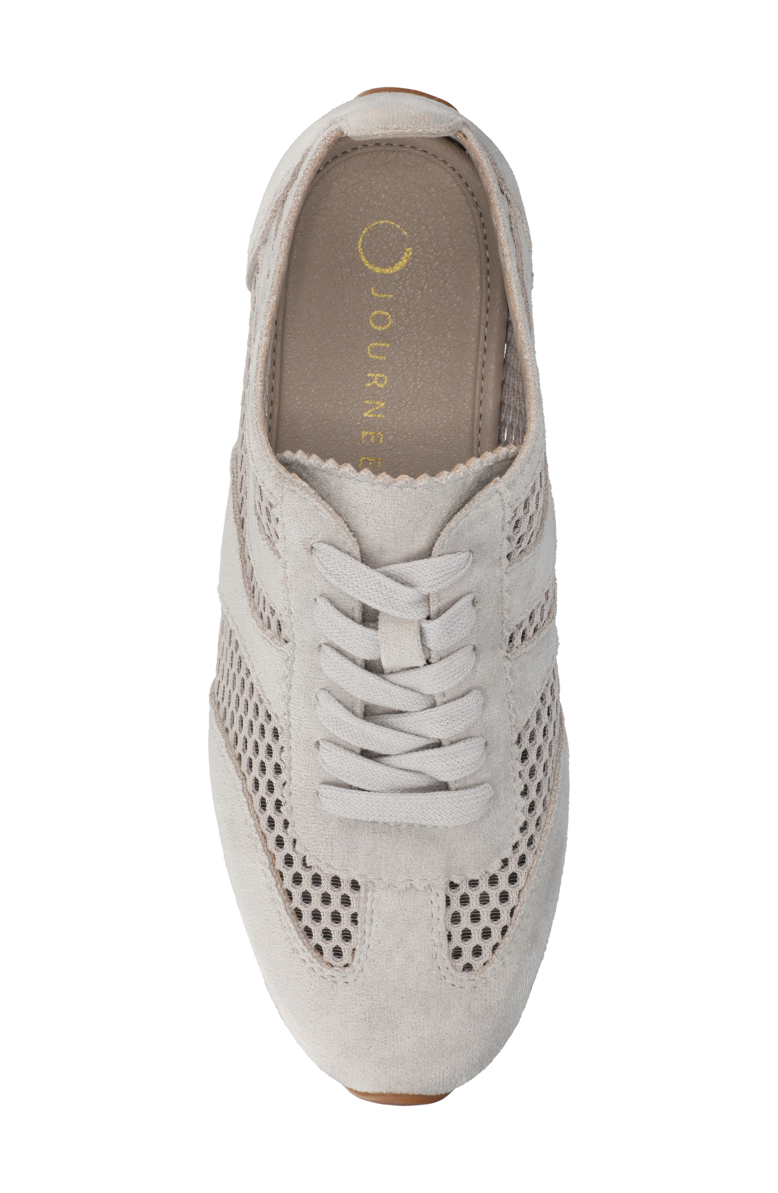 Journee Collection Chasse Sneaker, Alternate, color, Grey