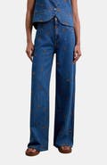 Scalpers Embflower Denim Pant