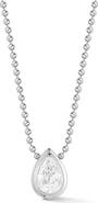 GLAZE JEWELRY Pear Cut Moissanite Pendant Necklace