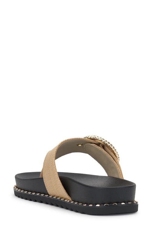 Jessica Simpson Cymmeri Stud Sandal In Natural Raffia