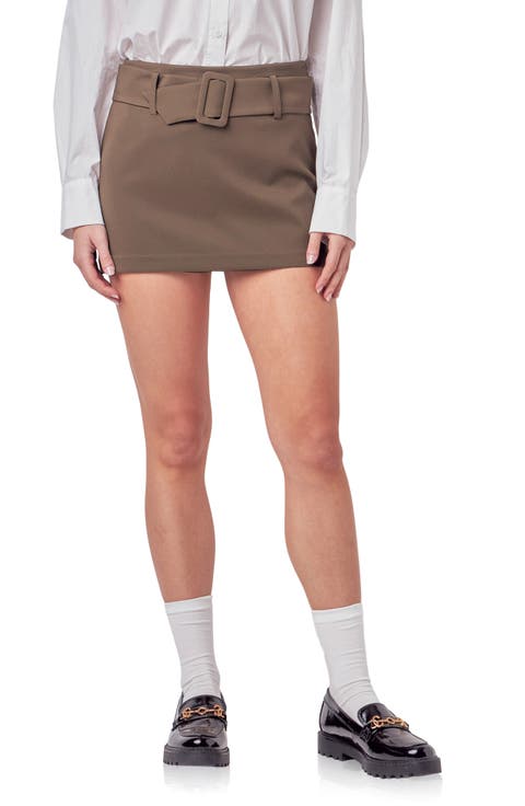 Belted Skort