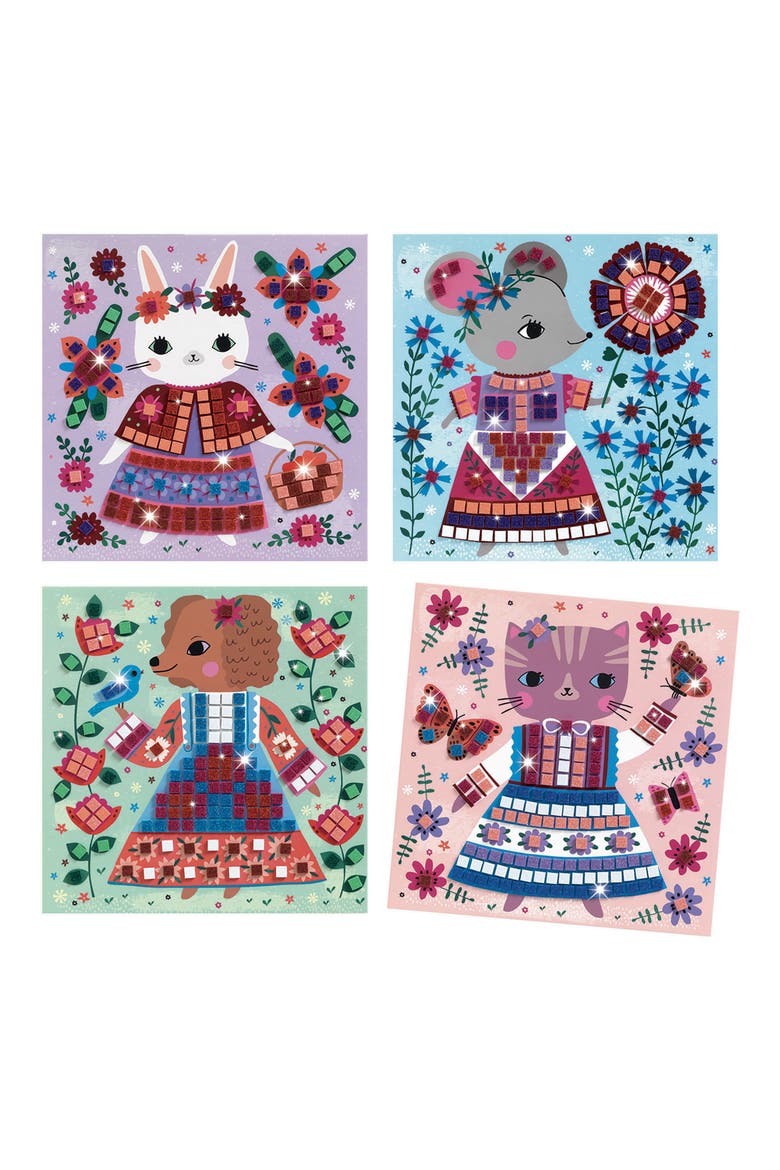 Kids' Lovely Pets Mosaic Art Kit, Alternate, color, MULTI