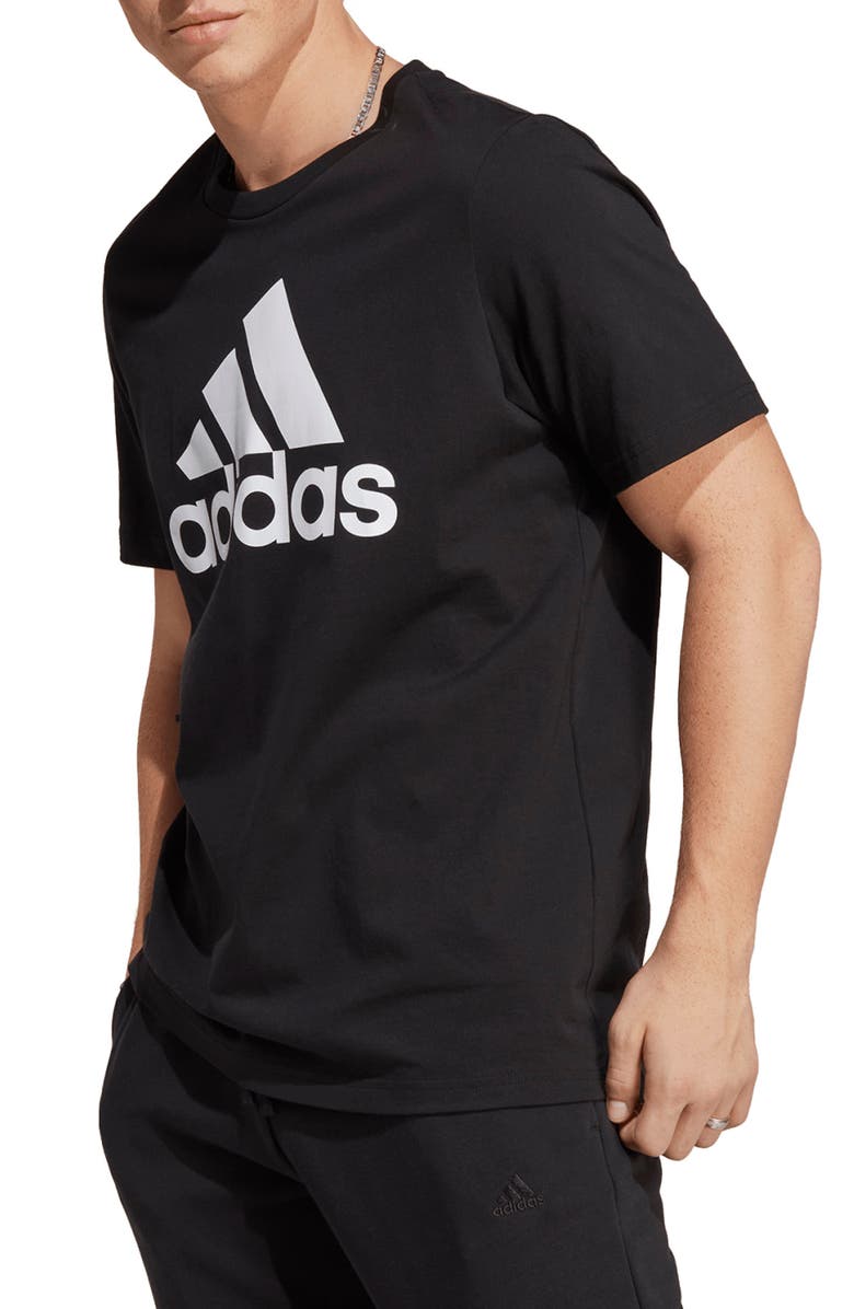 adidas Single Jersey Cotton Big Logo Graphic T-Shirt, Alternate, color, 