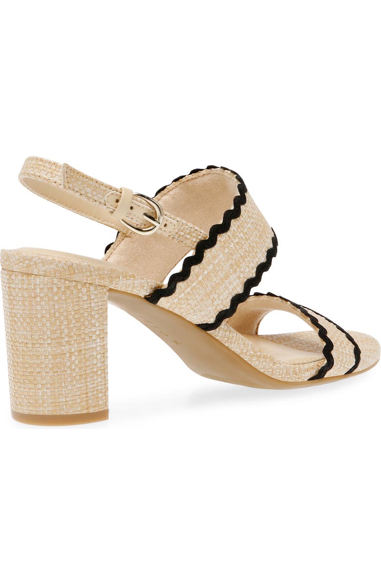 Anne Klein Raine Raffia Slingback Sandal, Alternate, color,