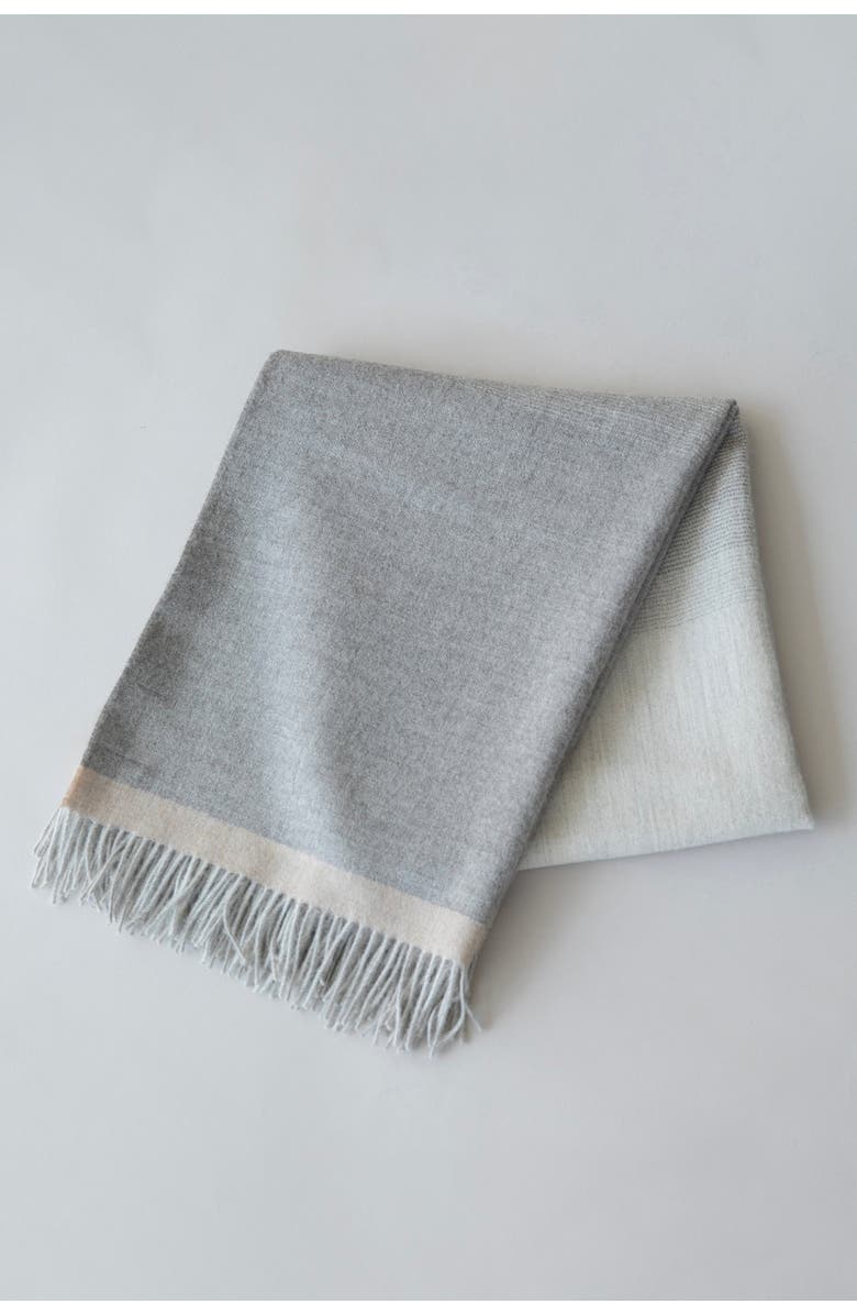 SSKEIN Gradient Weave Throw, Main, color, Grey