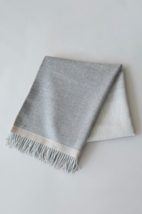 Gradient Weave Throw