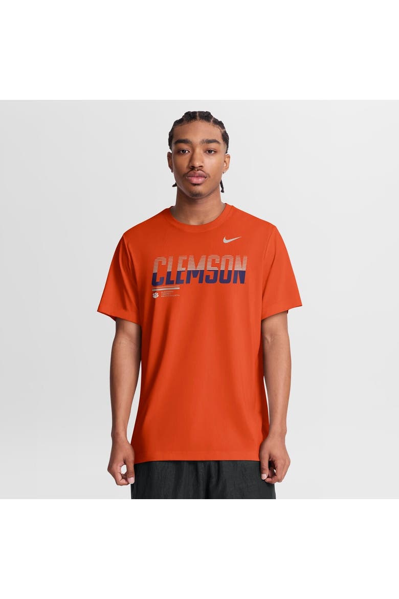 Men's Nike Orange Clemson Tigers Sideline Legend Dri-FIT T-Shirt, Main, color, Orange