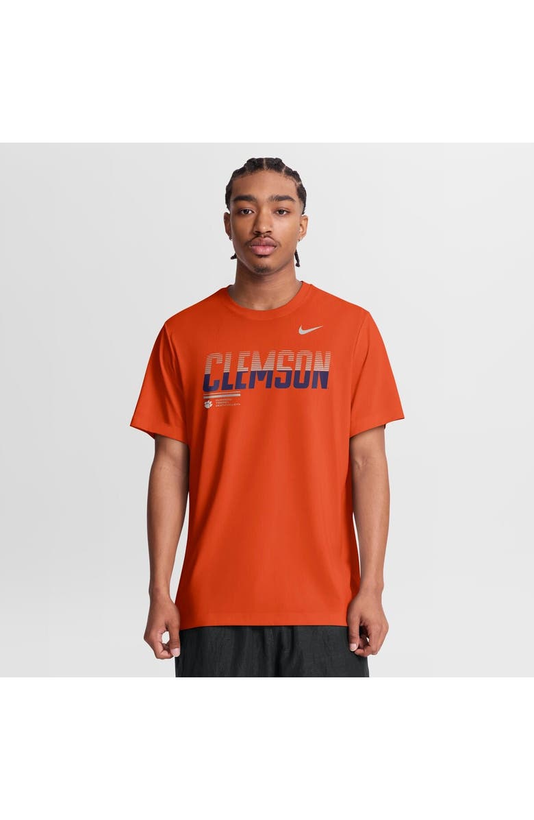 Nike Men's Nike Orange Clemson Tigers Sideline Legend Dri-FIT T-Shirt, Main, color, Orange