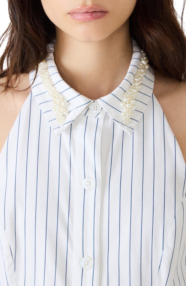 Steve Madden Valor Sleeveless Shirtdress, Alternate, color, Linen