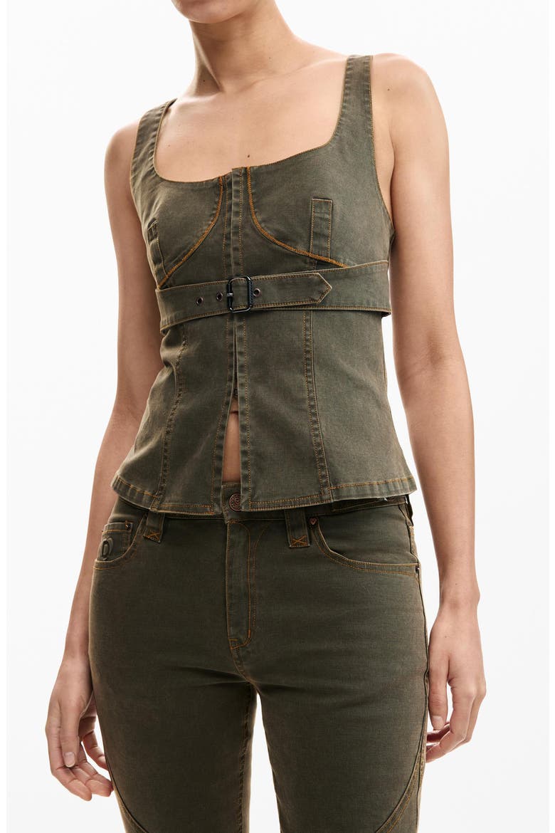 Low Rise Flare Jeans, Alternate, color, BROWN