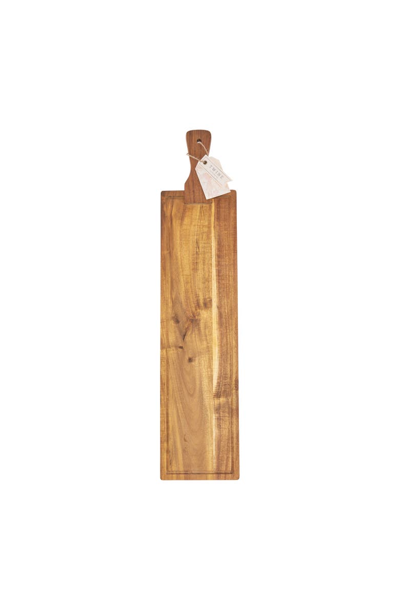 Rustic Farmhouse Acacia Wood Tapas Board, Alternate, color, Brown