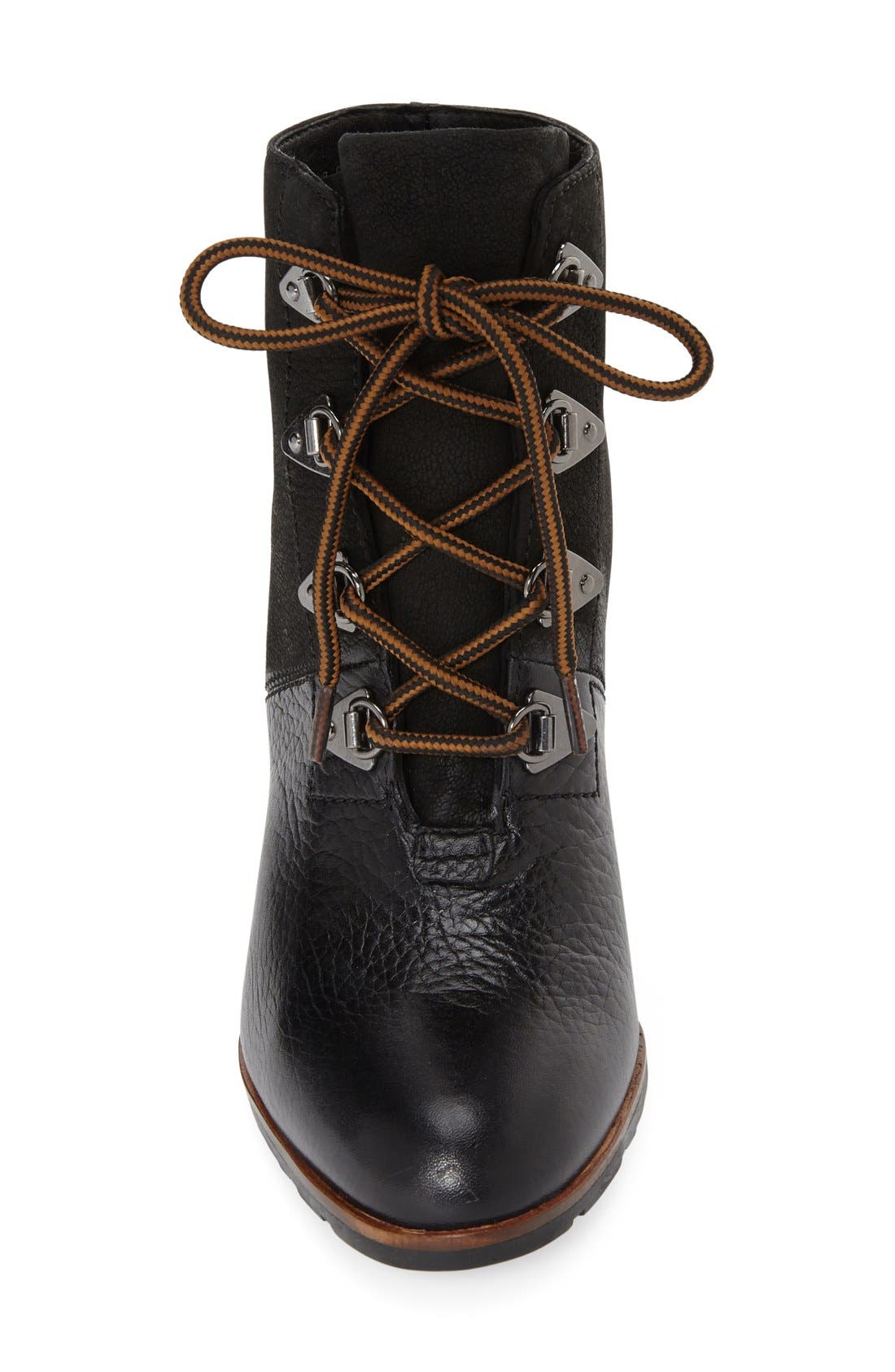 Franco Sarto 'Derby' Wedge Bootie, Alternate, color, 