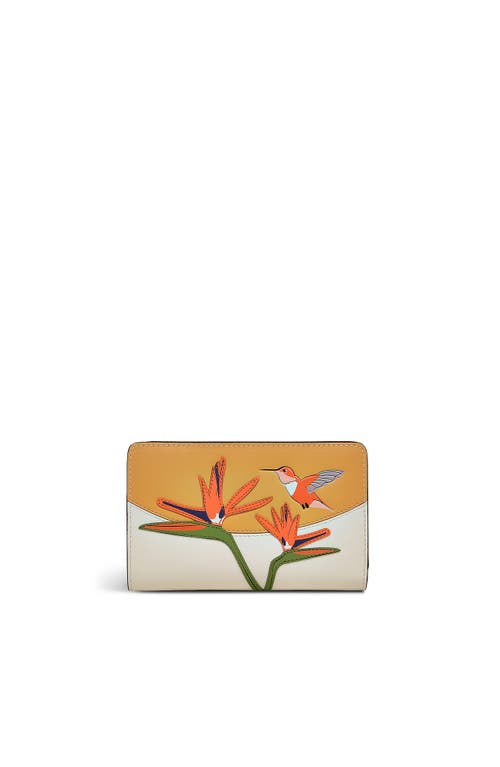 Radley Bird Of Paradise Medium Bifold Wallet In Gray