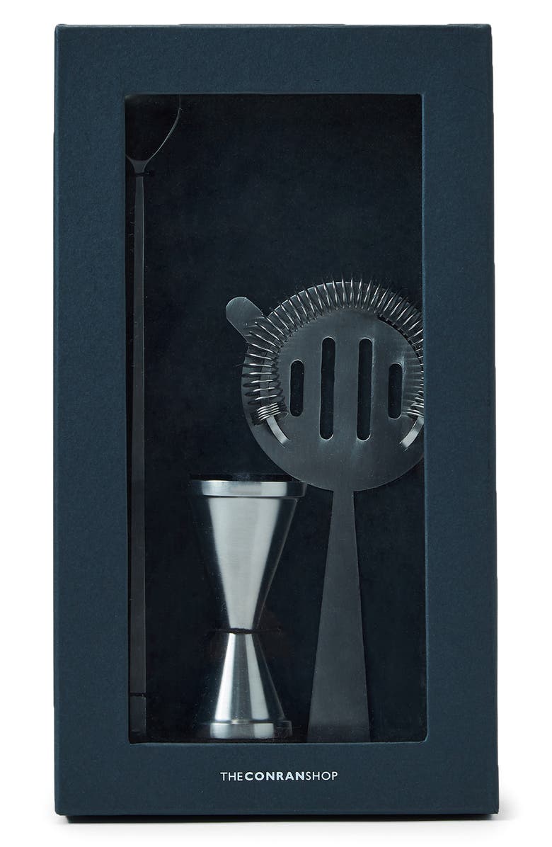 The Conran Shop Outline Set of 3 Bar Tools, Alternate, color,