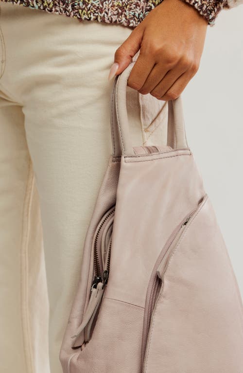 Free People We The Free Soho Convertible Leather Backpack In Fog