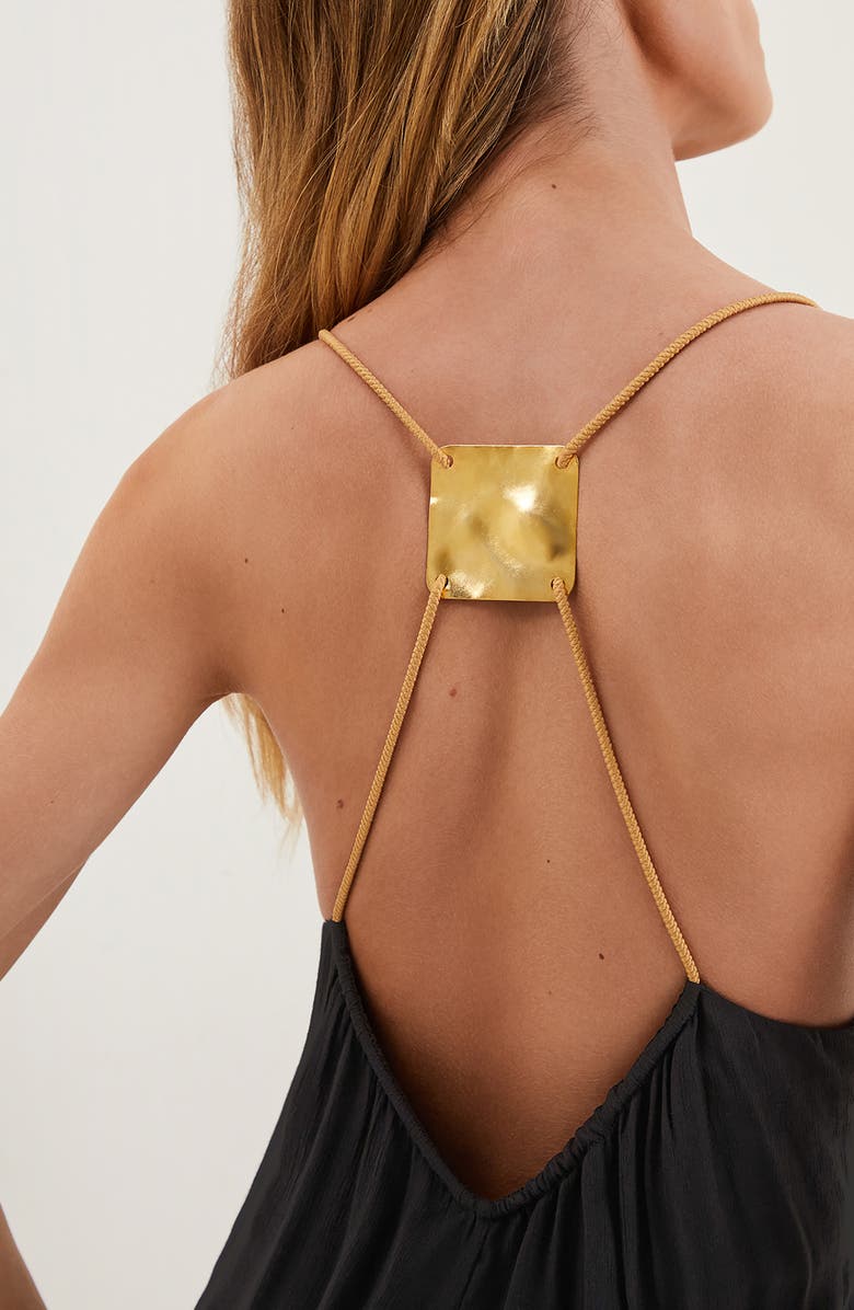 ViX Paula Hermanny Rebecca Swim Cover-Up Maxi Dress, Alternate, color, Black