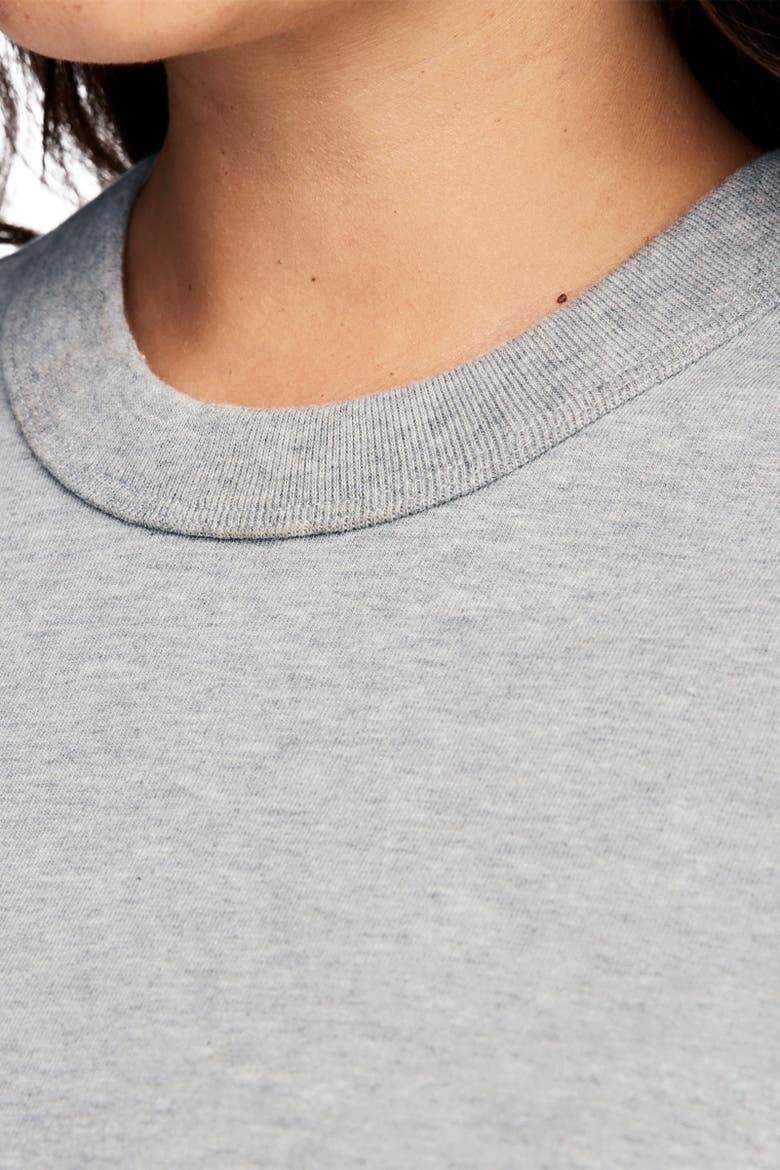 Women's The One and Only Heavyweight 100% Organic Cotton Tee, Alternate, color, Grey Heather