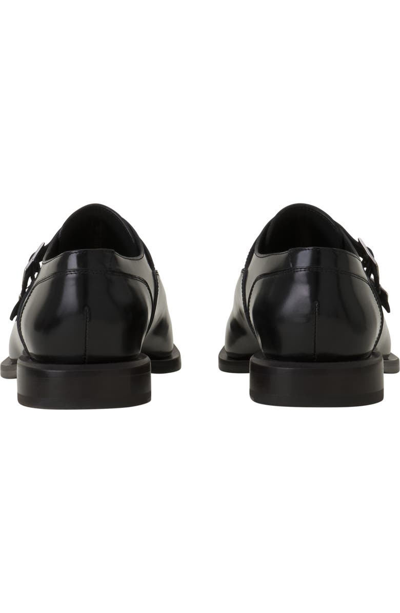 Lanvin Monk Shoes In Glossy Leather, Alternate, color, Black