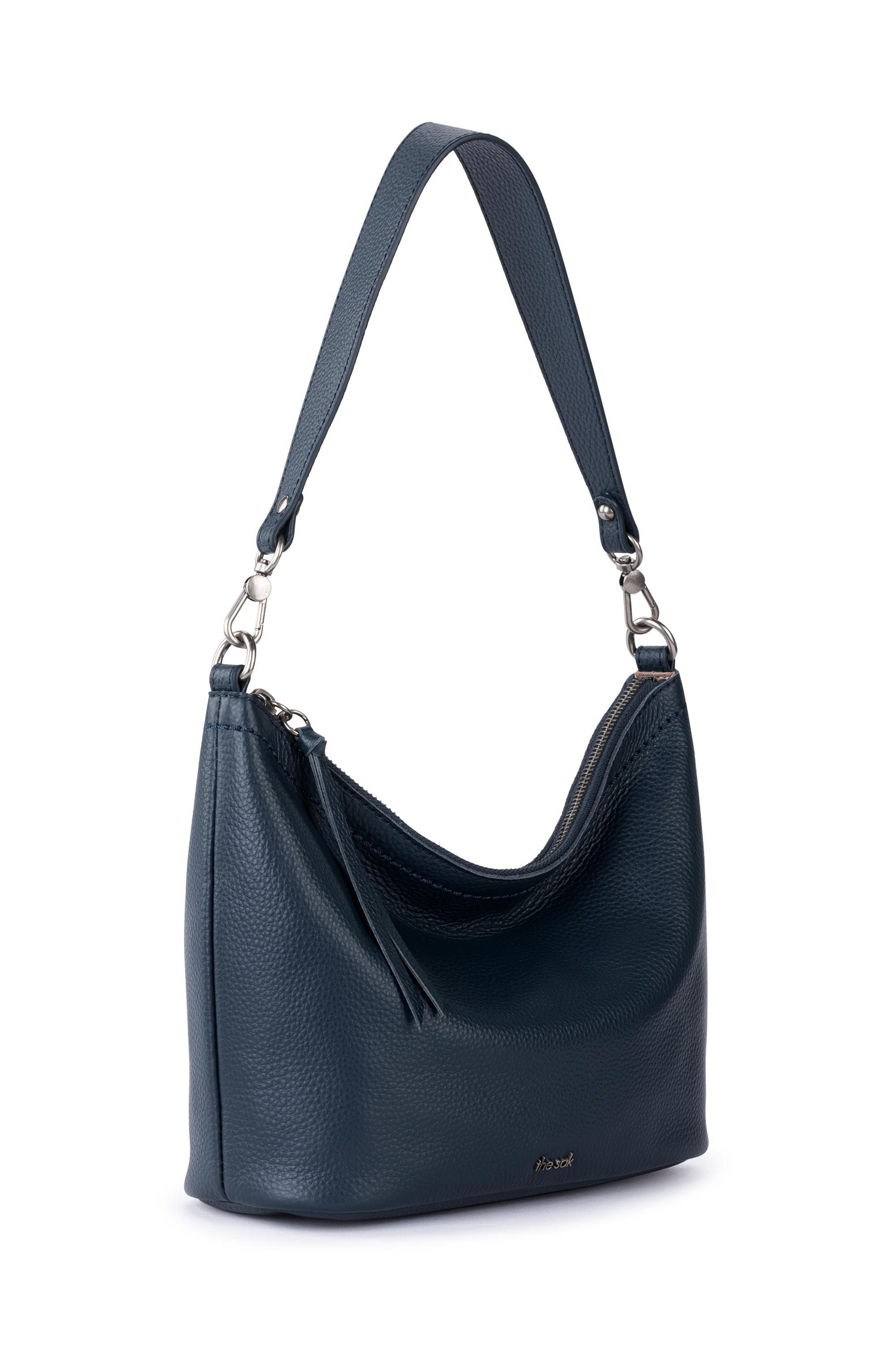 Jasmine Small Hobo, Alternate, color, Indigo