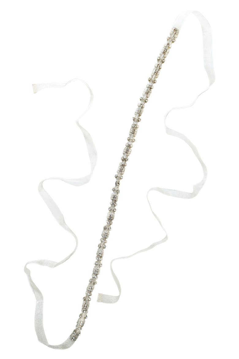 Ruth Crystal Sash, Main, color, SILVER