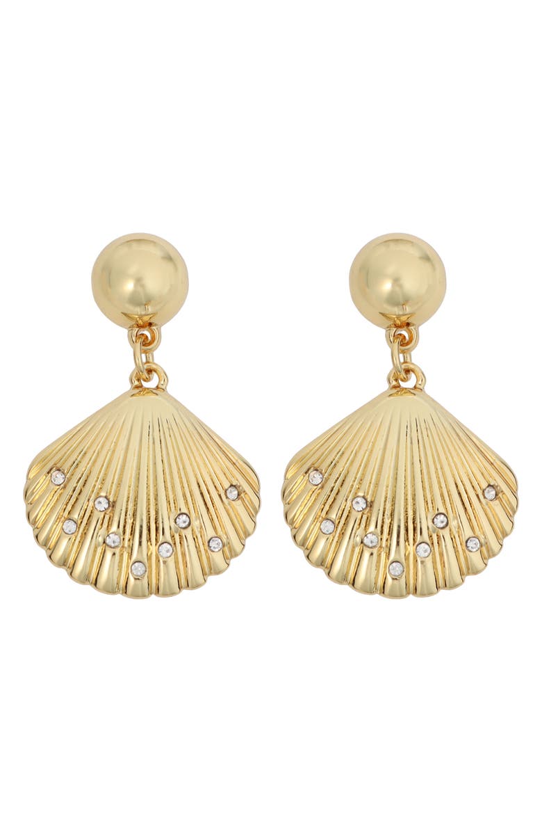 Panacea Shell Drop Earrings, Main, color,