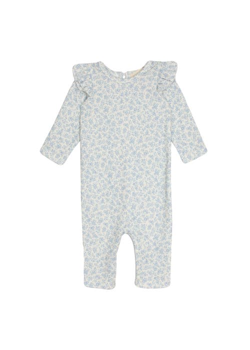 Mabel + Honey Babies' Hannah Romper In Gray