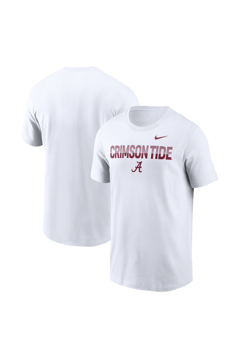 Men's Nike White Alabama Crimson Tide Primetime Kinetic T-Shirt, Main, color, White