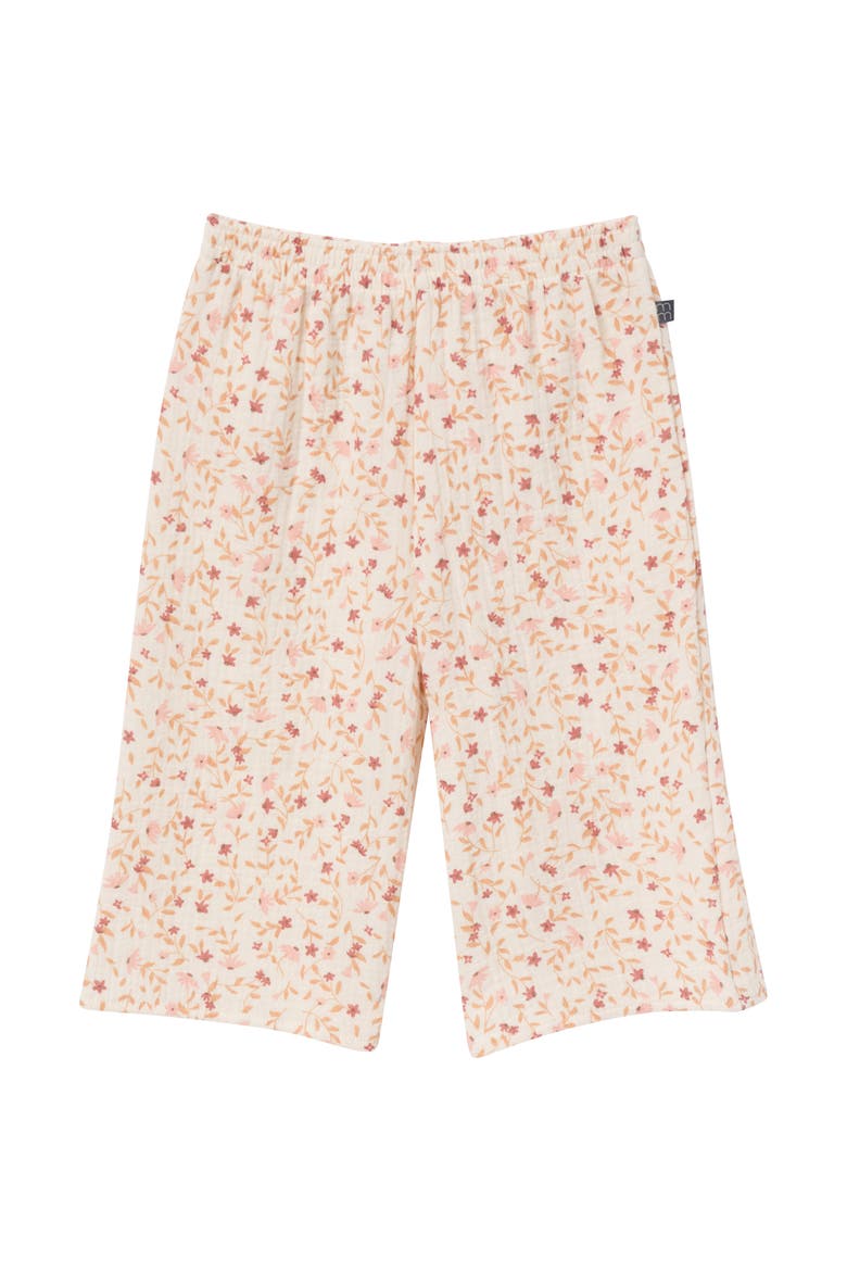 Top and Cropped Pants Set, Alternate, color, Beige Vine Floral