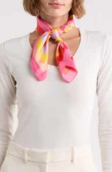 Intersecting Stripe Square Scarf