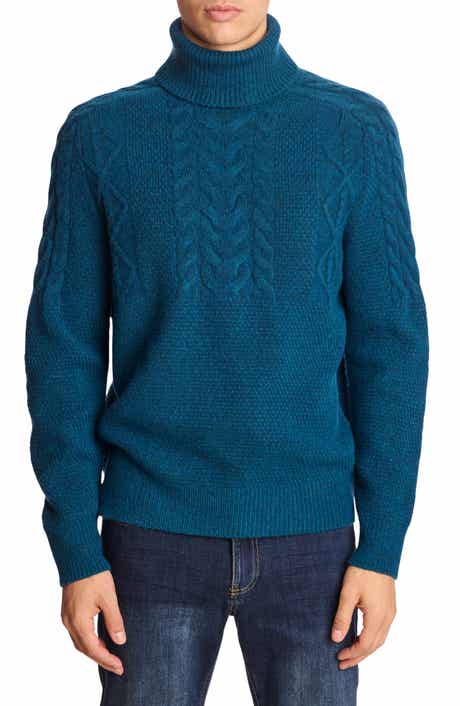PAISLEY & GRAY Cable Stitch Turtleneck Sweater