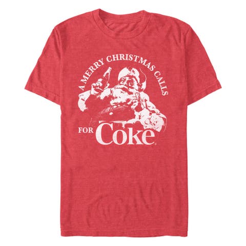 Men's Coca Cola Merry Christmas  Graphic T-Shirt