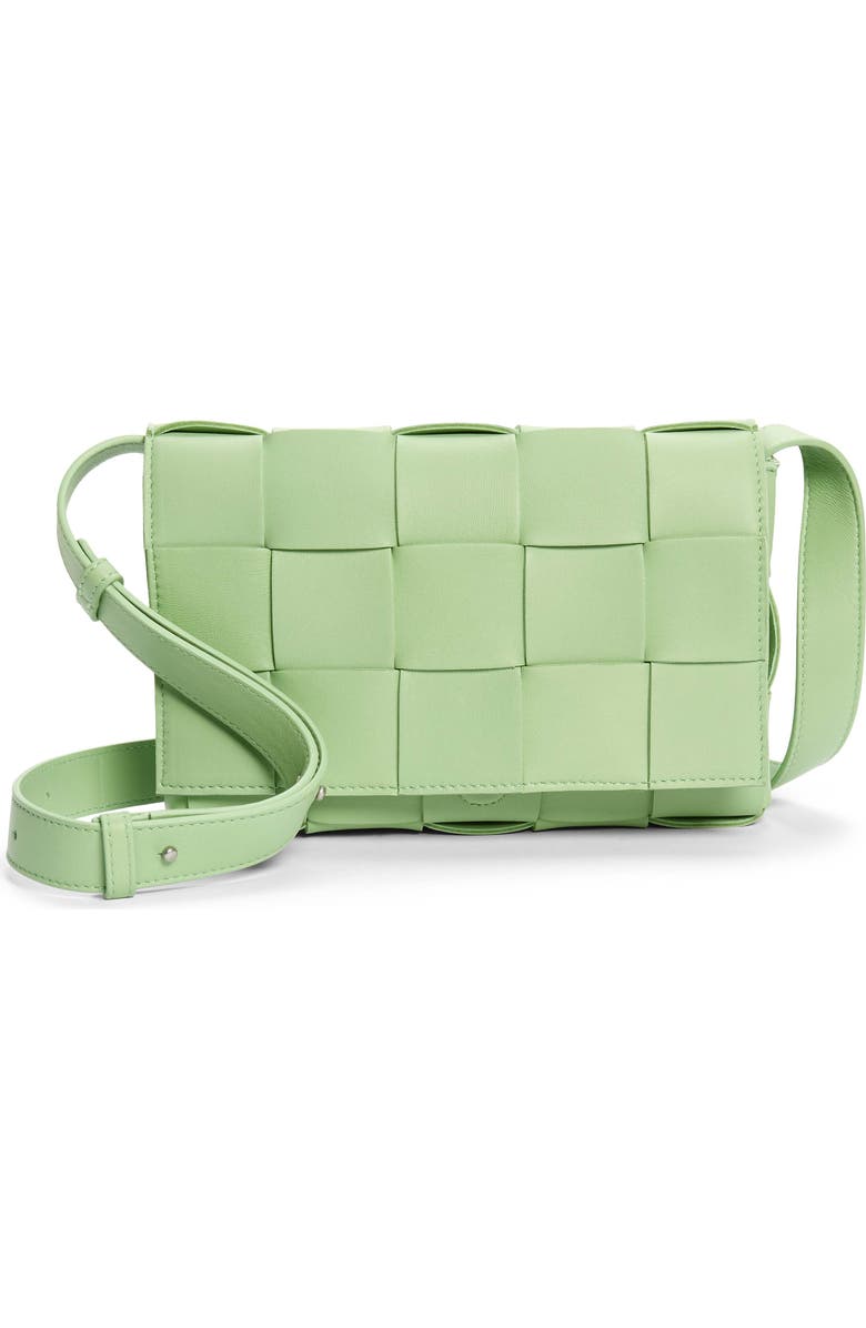 Bottega Veneta Intrecciato Leather Crossbody Bag, Main, color, Regent