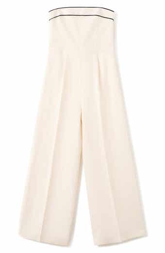 Mono Corso Strapless Linen Jumpsuit