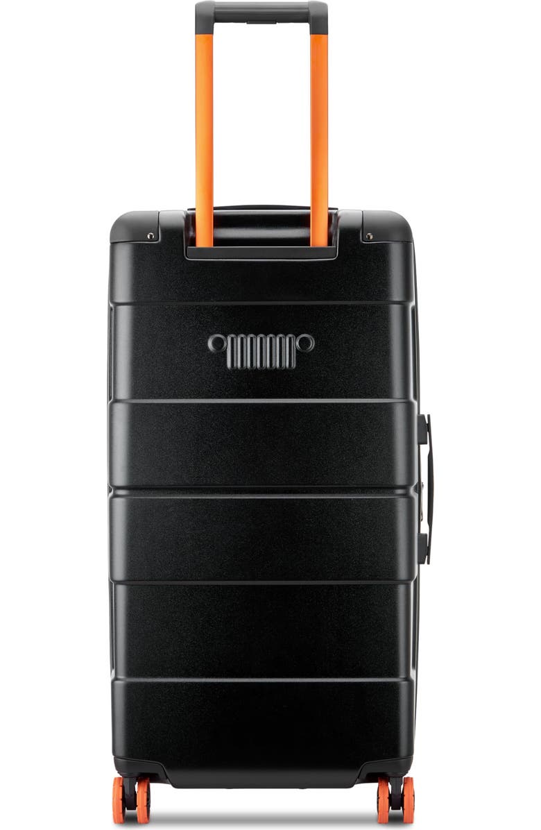 JEEP JH002B Checked-Large 29 Inch Hardside Expandable Luggage with Spinner Wheels, Alternate, color, Black