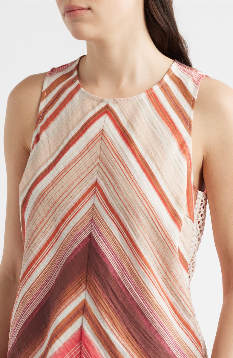 CITY BLUES Chevron Print Sleeveless Top, Alternate, color, 
