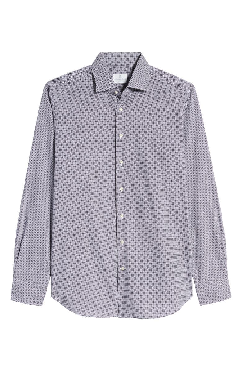Emanuel Berg Regular Fit Dot Print Button-Up Shirt, Alternate, color, 