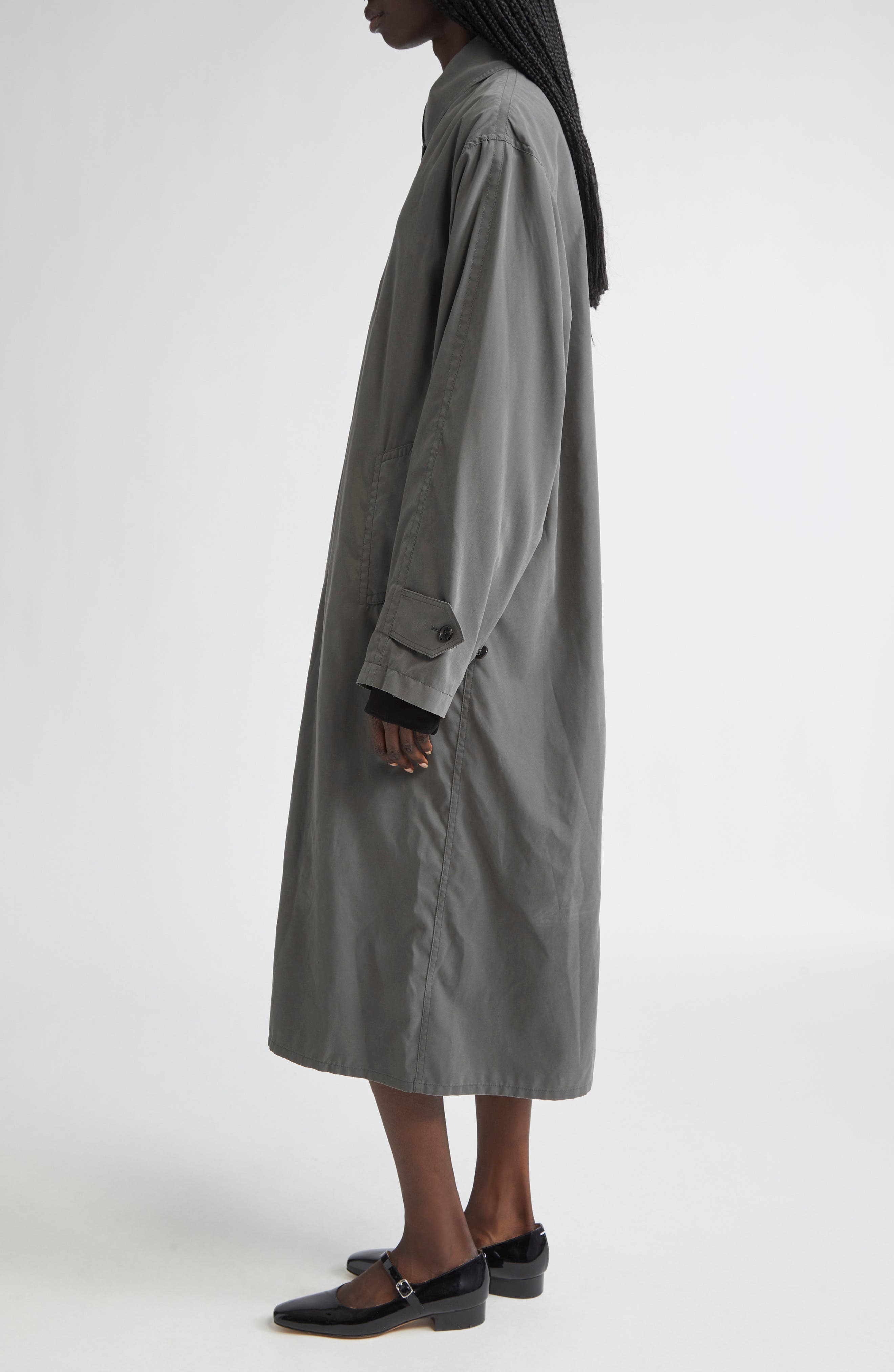 Peached Twill Trench Coat (Women) | Nordstrom