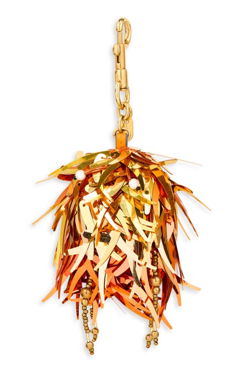 Space Creature Sequin & Bead Embellished Bag Charm