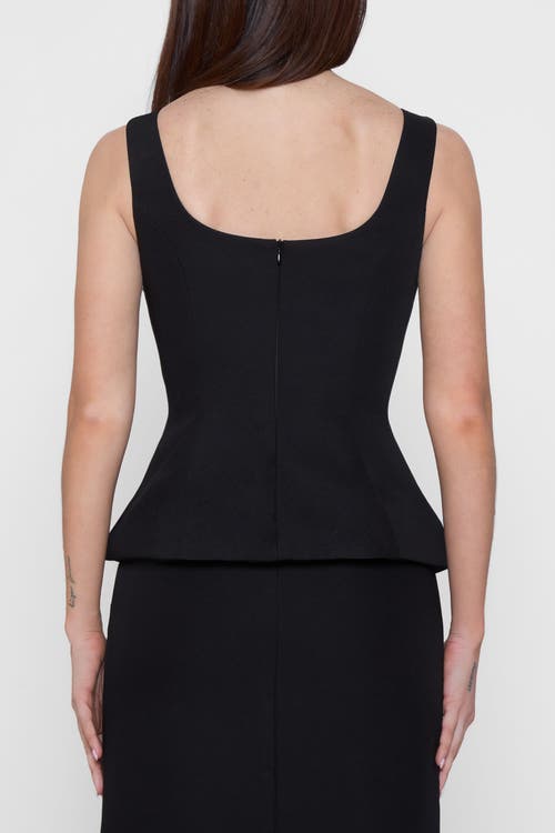 Leau Calesia Contour Bustier Top In Black