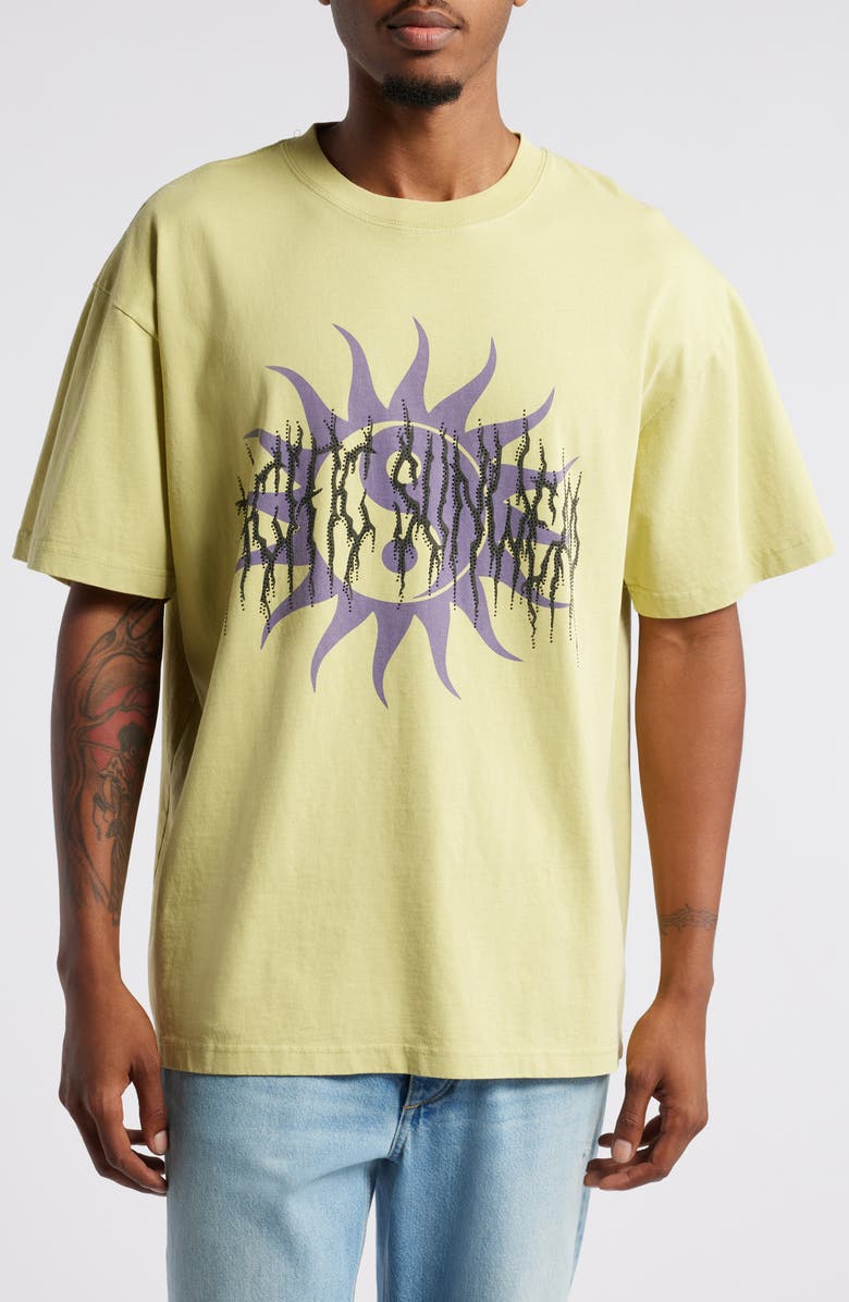 PacSun Yin & Yang Cotton Graphic T-Shirt, Main, color, 