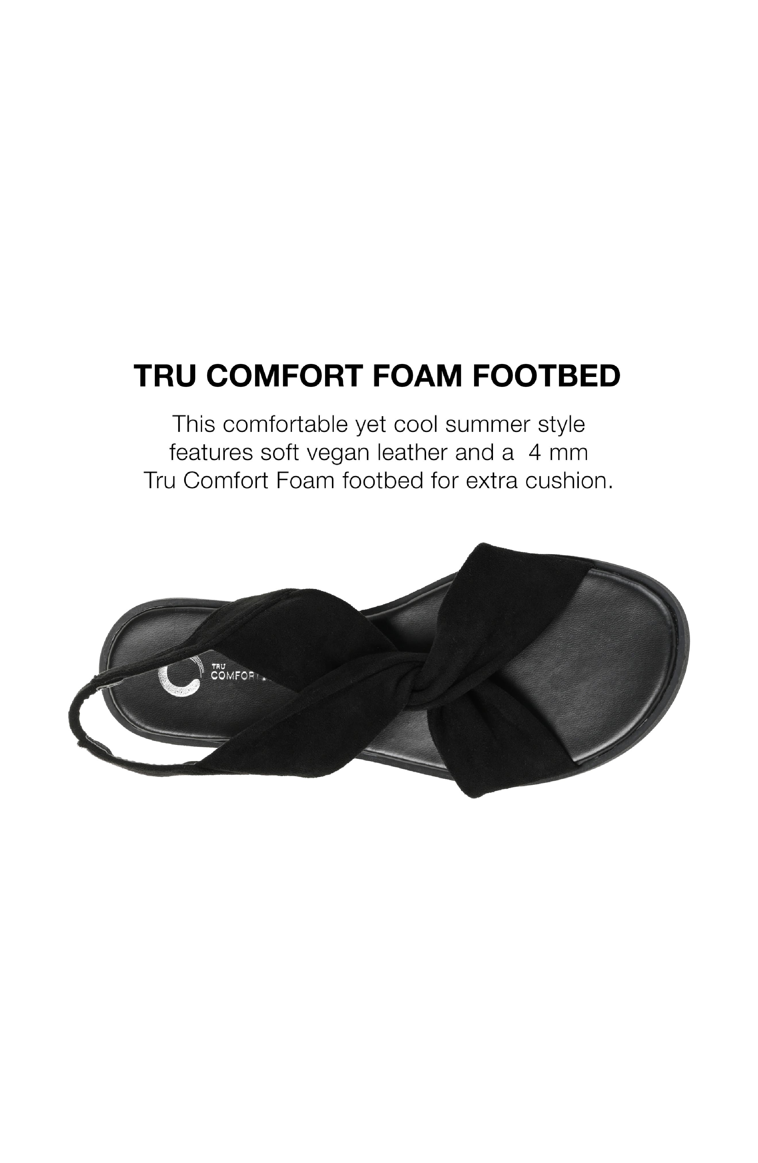 Journee Collection Deleece Sandal, Alternate, color, 