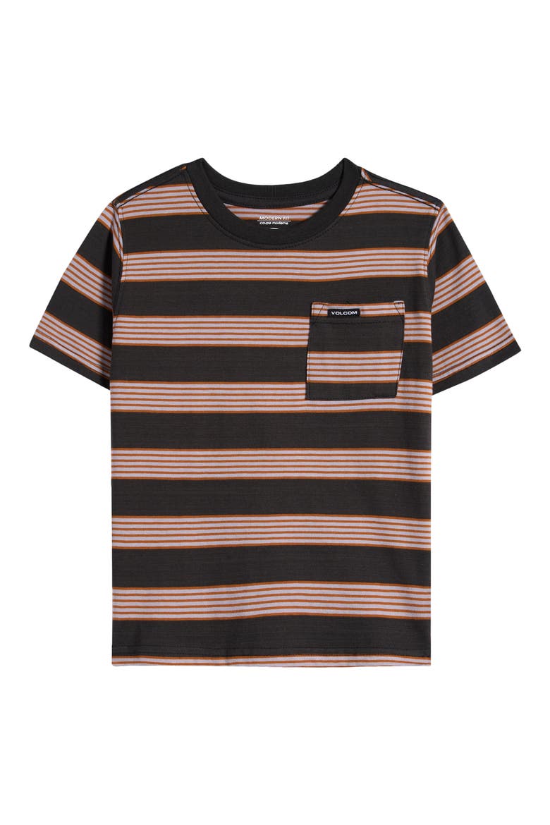Kids' Swingstone Crewneck Pocket T-Shirt, Main, color, BLACK