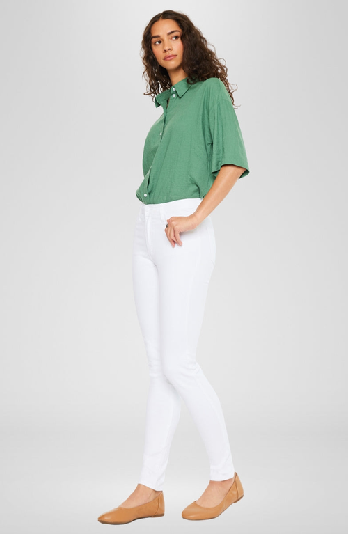 Kancan Julija Essentials High Rise Super Skinny Jeans In White