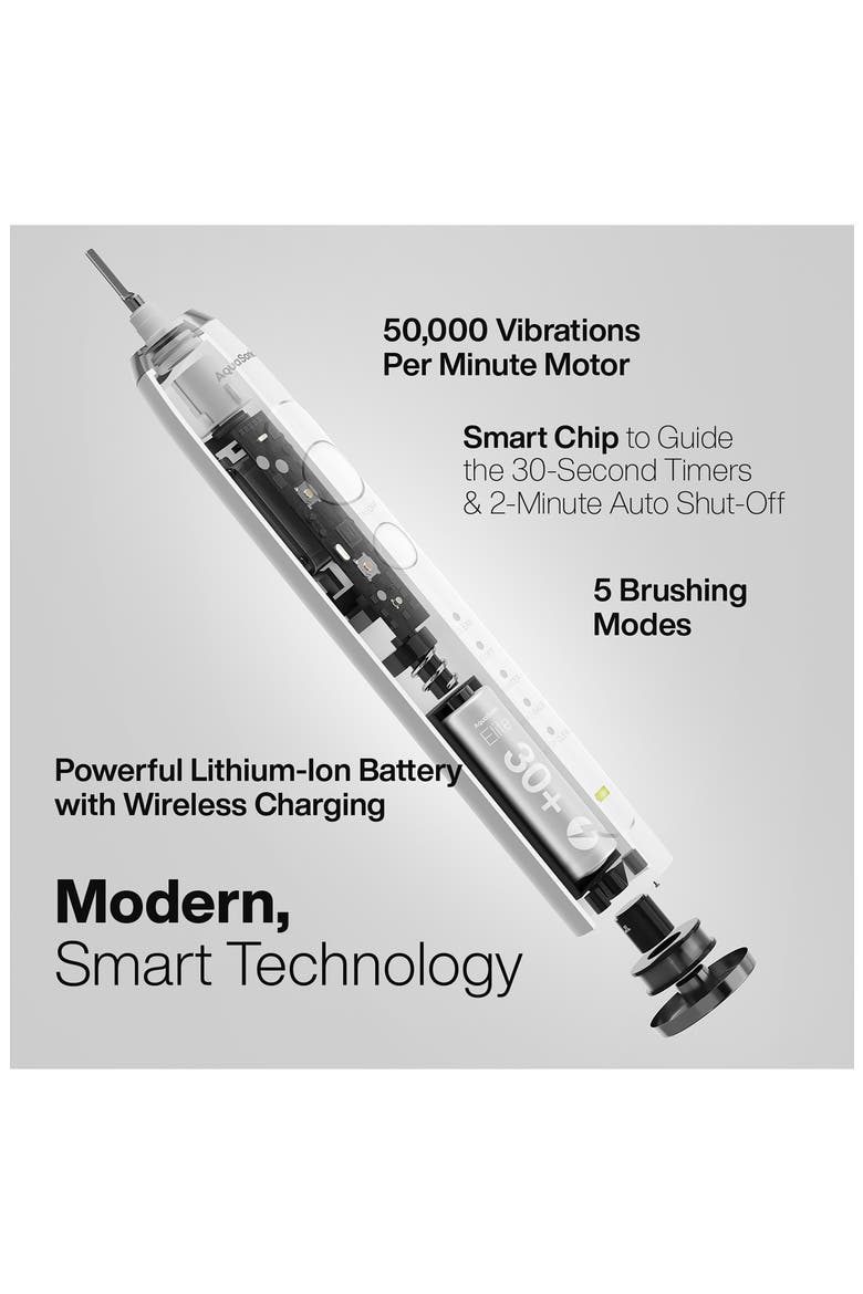 Elite Duo Rechargeable Ultra-Whitening Electric Toothbrush Set - Black & White, Alternate, color, BLACK WHITE