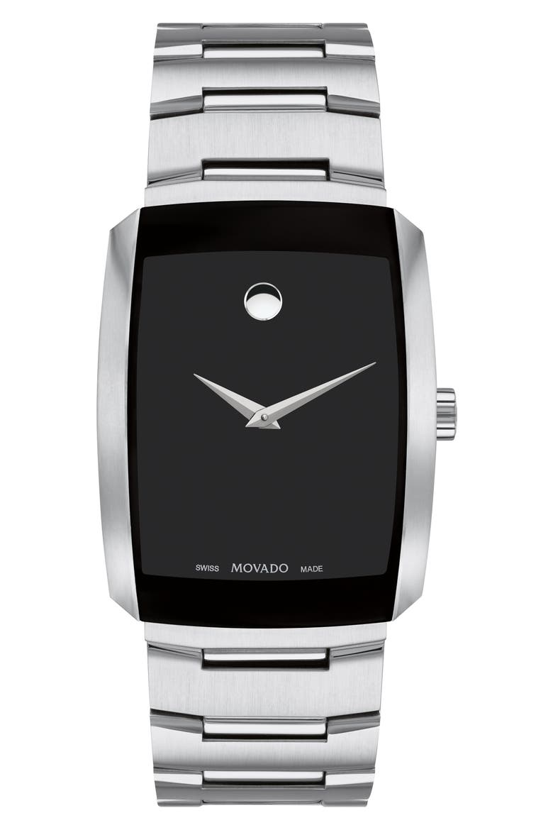 Eliro Bracelet Watch, 40mm, Main, color, SILVER/ BLACK/ SILVER