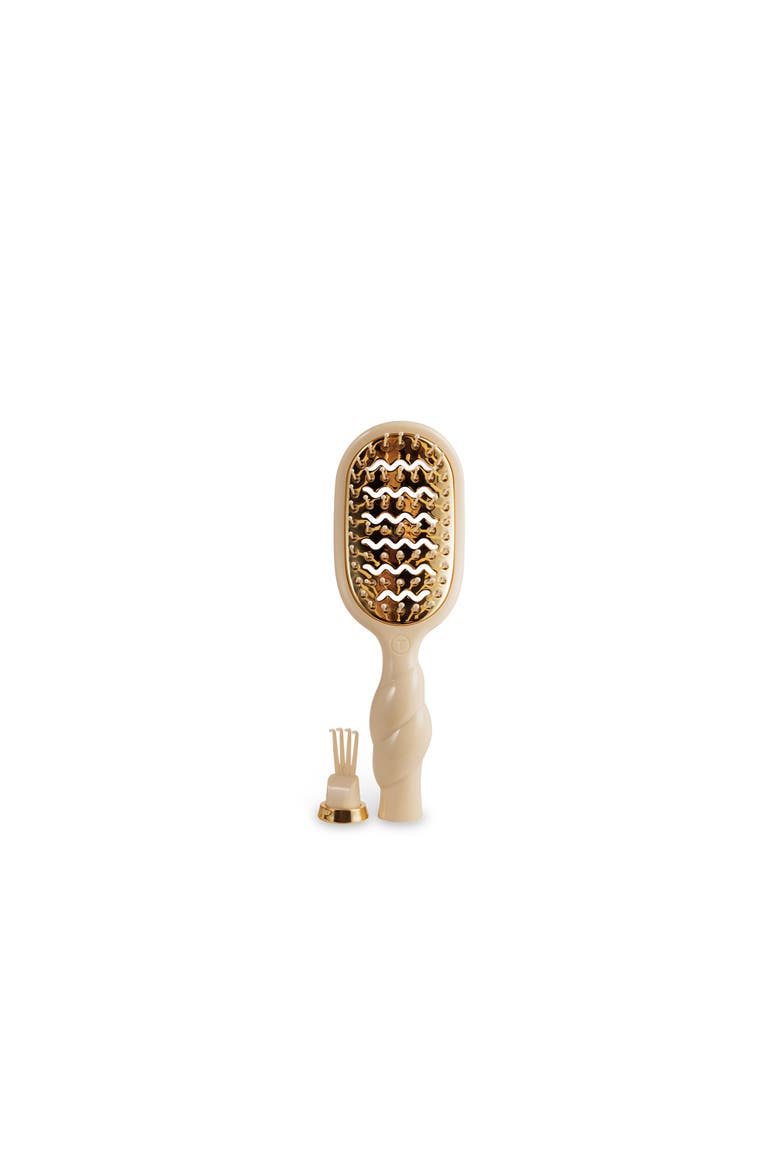 Mini Vented Hair Brush, Alternate, color, Tan