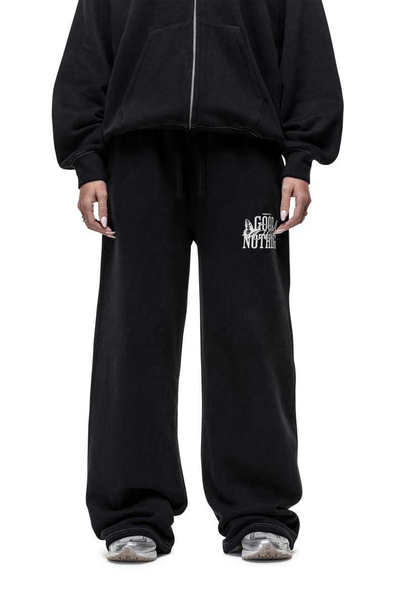 Dakota Black Relaxed Joggers, Main, color, Black